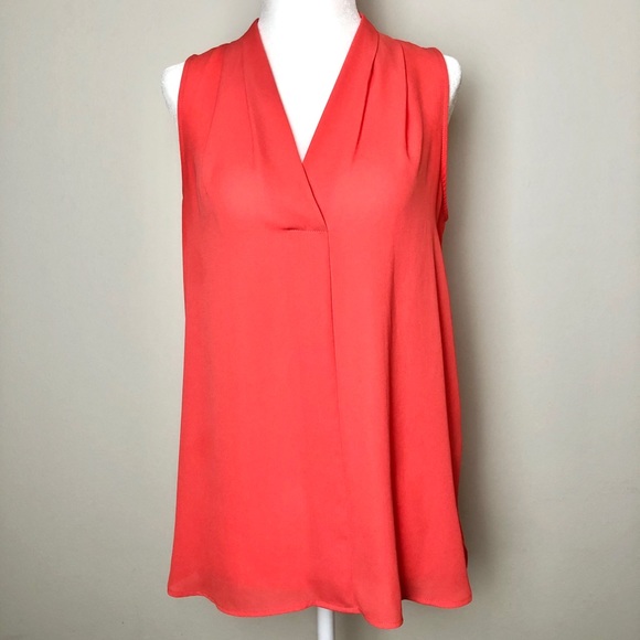 Vince Camuto Pleated High Low Tank - Picture 2 of 6